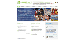 Desktop Screenshot of differance.com.br