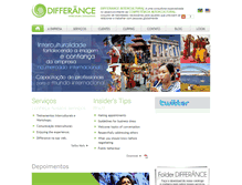 Tablet Screenshot of differance.com.br